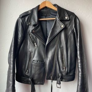 Neuw Denim real leather motorcycle jacket